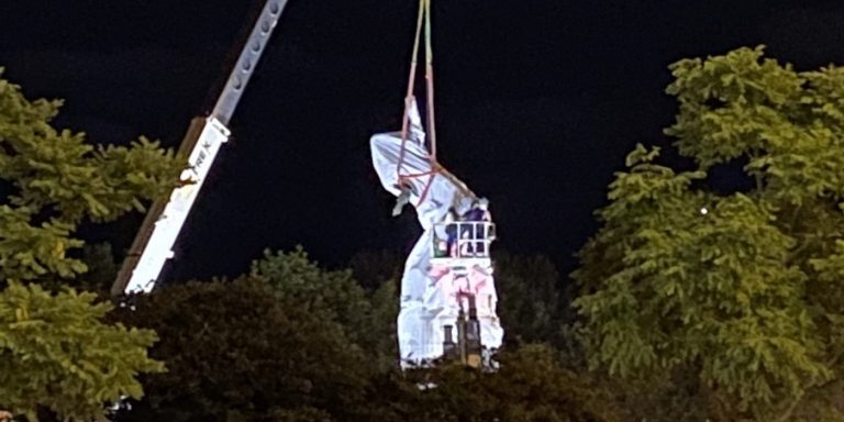 Chicago Mayor Orders Christopher Columbus Statues Taken Down in Middle of Night