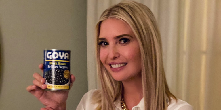 Dems Steamed over Trumps’ Goya Support; Demand Bean-Gate Ethics Probe