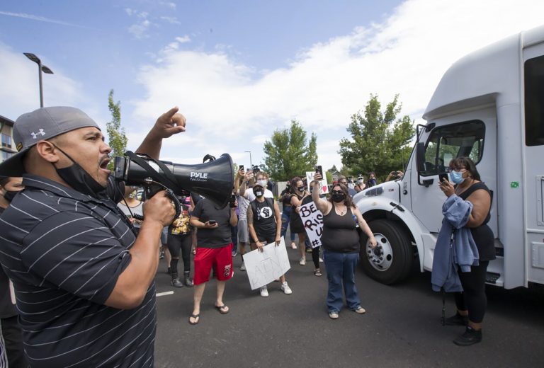ICE Uses Reinforcements to Extract Violent Illegals Shielded by Protesters in Ore.