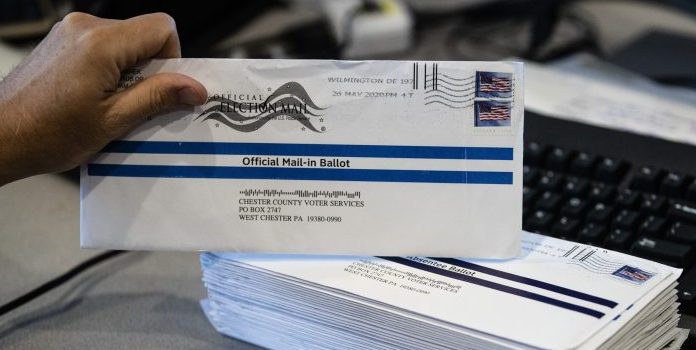 Mail-in primary election ballots