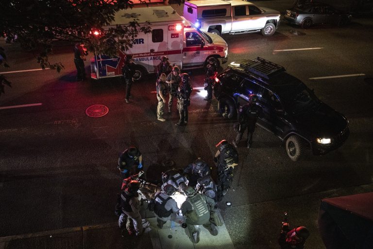Trump Calls Portland Mayor a ‘Fool’ after Conservative Protester Killed