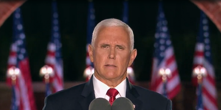 Pence Calls for End to Violence; ‘You Won’t Be Safe’ Under a President Biden