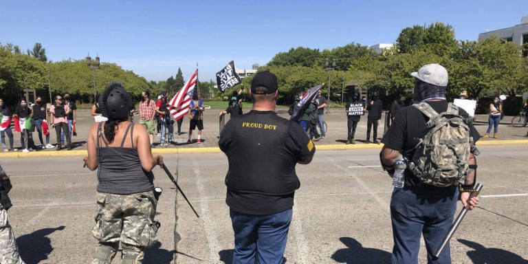 Pro-Trump Groups Rally Again Near Portland, One Week after Patriot’s Murder