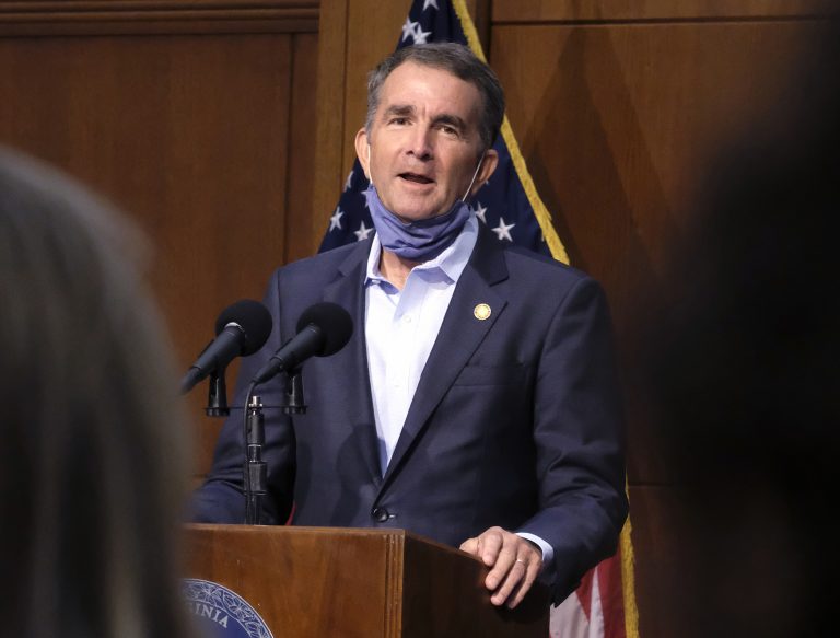 Virginia Gov. Northam, Wife, Test Positive for Coronavirus