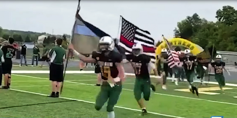 Ohio School Reinstates Suspended Football Players Who Waved Pro-Cop Flags During Game