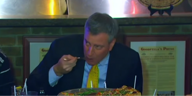NYC Mayor Bill de Blasio Named ‘Porker of the Month’