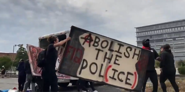 Shields, Supplies Unloaded from U-Haul Truck for Rioters in Louisville