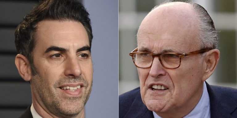New ‘Borat’ Movie Seeks to Humiliate Giuliani w/ Staged Bedroom Scene