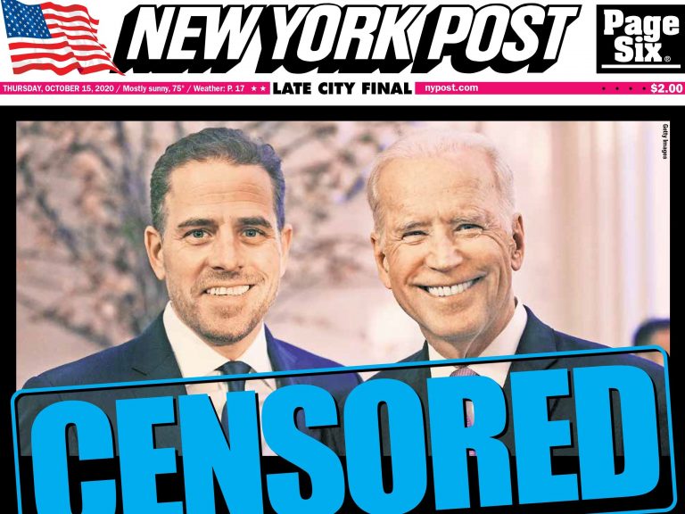 Day 5: Twitter Holds New York Post Hostage Over Biden Corruption Story