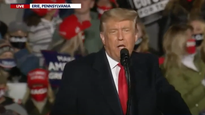 Trump Tells Western Pa. Voters — WITH EVIDENCE — That Biden Will End Fracking