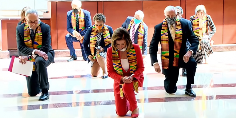 Pelosi Lobs Racist Comments to Protesters: ‘Go Back to China, Where You Came From’