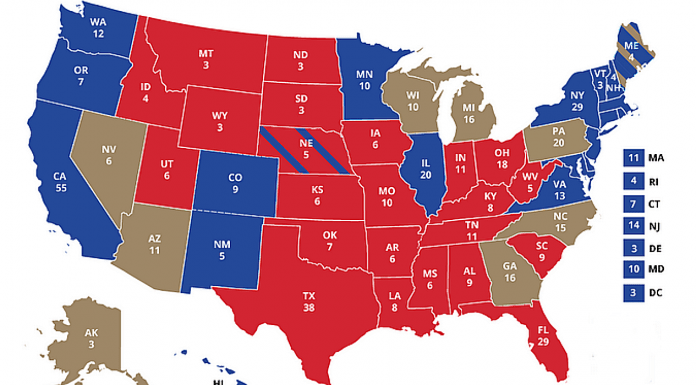 Map of the 2020 election