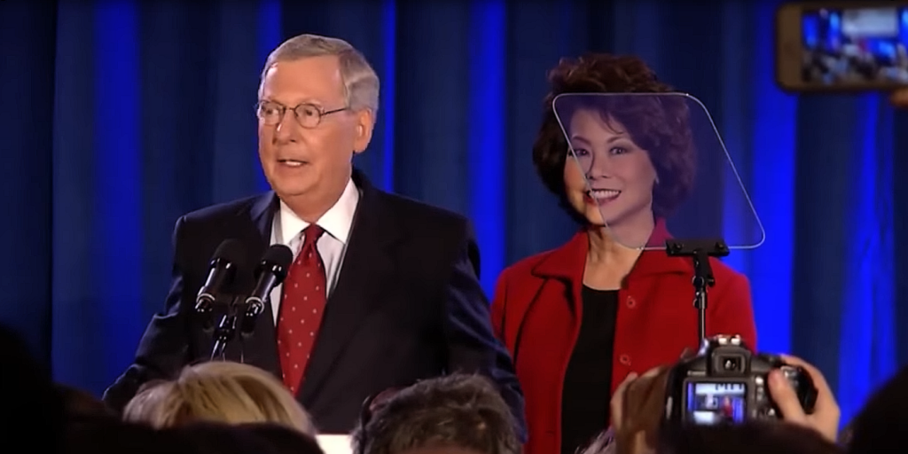 Mitch McConnell and Elaine Chao