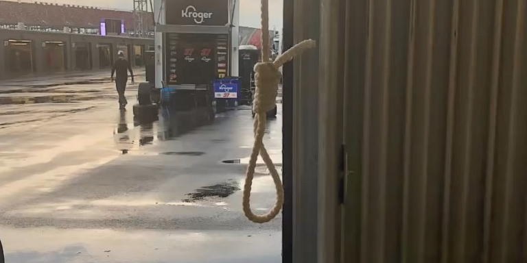 Trump Supporters Depicted Hanging from Nooses in Houston Display