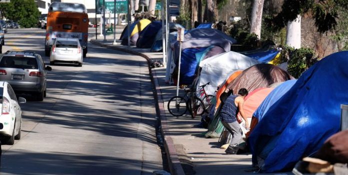 L.A. homeless encampment