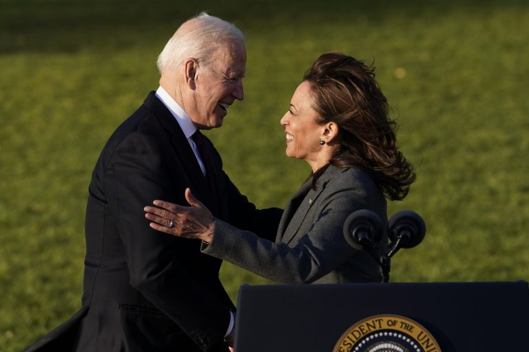 Biden and Harris