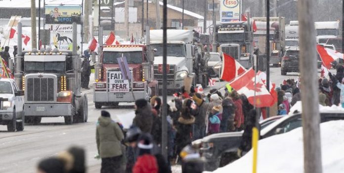Virus Outbreak Canada Trucker Protest