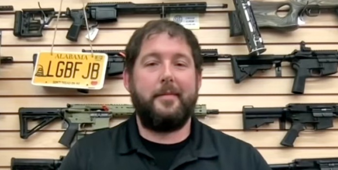 Nathan Kirk, owner Blount County Tactical gun store