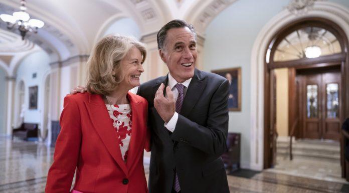 Lisa Murkowski and Mitt Romney
