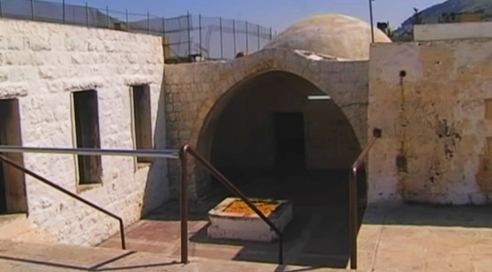 Joseph's Tomb in the West Bank city of Nablus