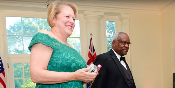 Supreme Court Justice Clarence Thomas and his wife, Ginni,