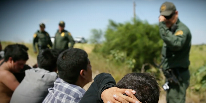 Border agents detain illegal immigrants