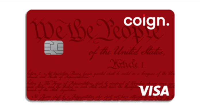 Coign credit card