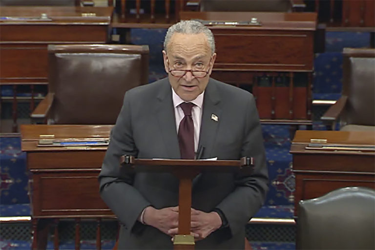 Trump Says Chuck Schumer Is a ‘Palestinian, Not Jewish Anymore’