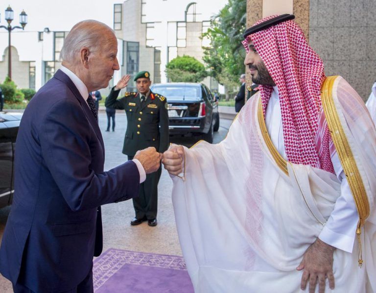 Sullivan Met w/ Saudi Aradia for ‘Semi-Final’ Security Deal as Iran Mourns President