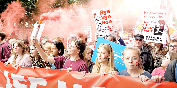 Pro-Life Protest in Ireland Shows International Support for 'Roe' Decision | Headline USA