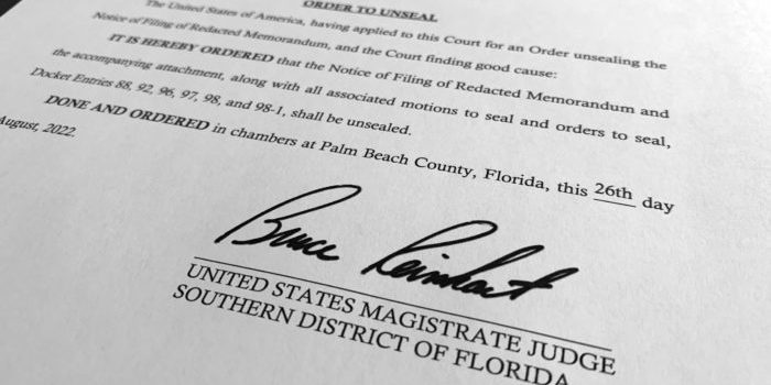 Judge Unseals Additional Portions Of Mar-a-Lago Affidavit | Headline USA