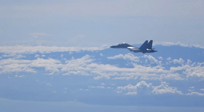 China Taiwan Military Exercises (Photo by the AP)