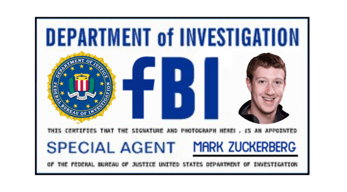 Mark Zuckerberg's FBI card