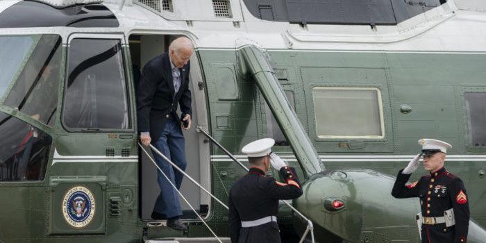 Katrina Redux?: Biden Surveys Hurricane Ian's Destruction from Safety of Helicopter - Headline USA