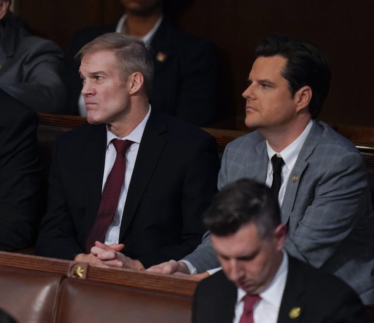 Reps. Jordan and Gaetz Clash over Subpoenaing Alvin Bragg