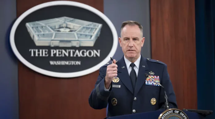 Pentagon spokesman Air Force Brig. Gen. Patrick Ryder