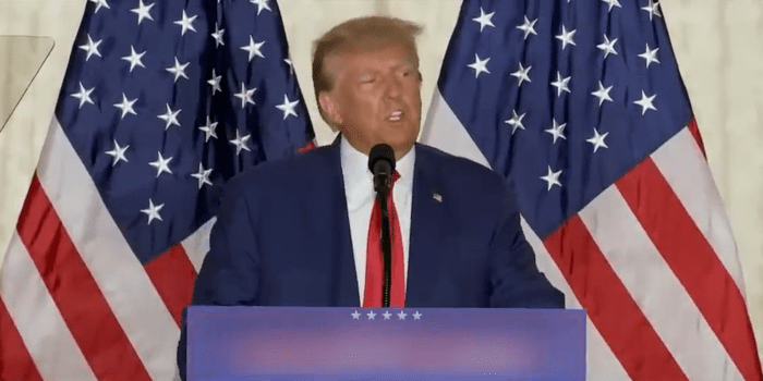 Trump arrest speech