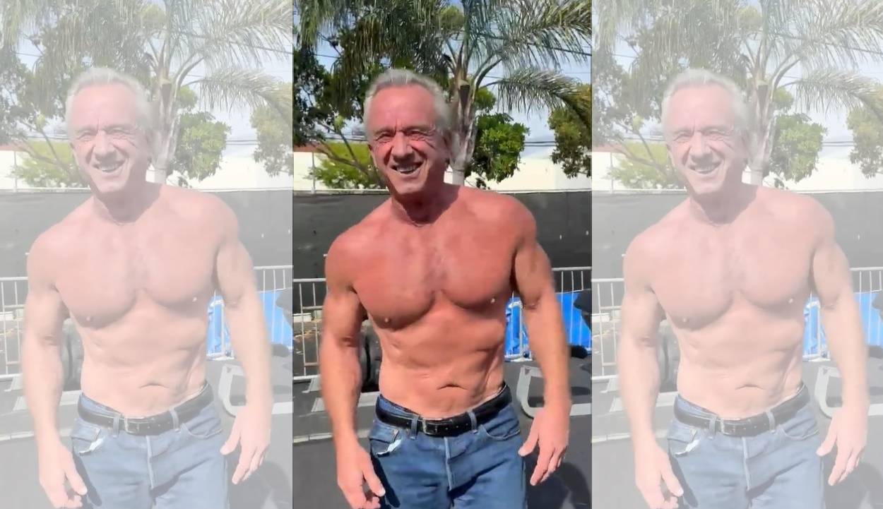 Watch: Rfk Jr. Goes Viral After Flaunting Muscles At Senile Joe Biden 