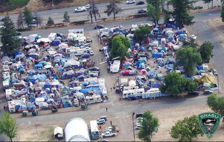 homeless camp Spokane