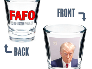 Trump shot glass