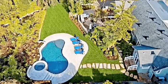 Hunter's Malibu pool