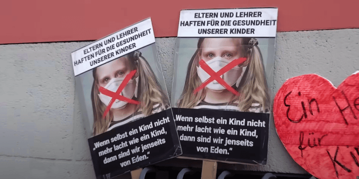 german anti mask protest