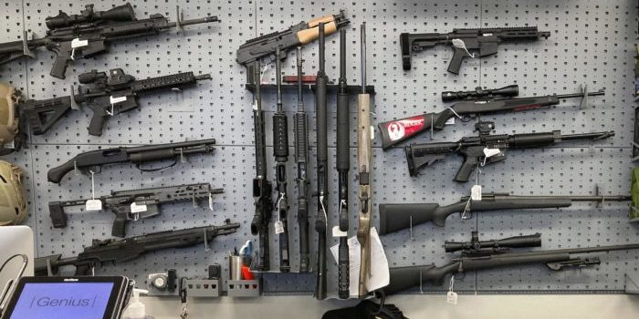 Gun shop in Salem, Ore.