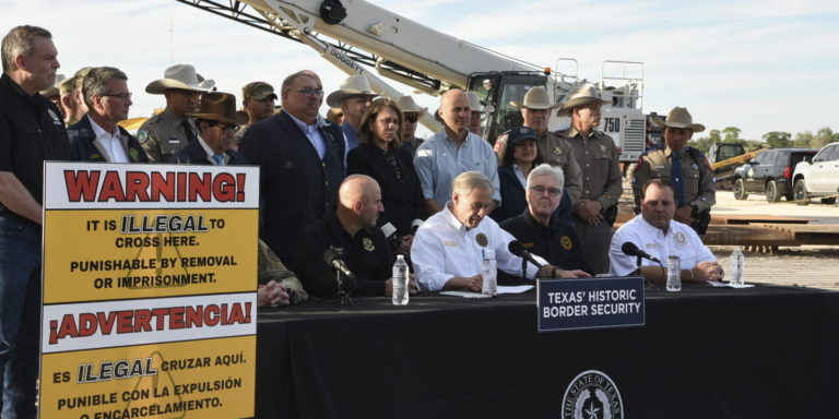 Red-State Govs. Voice Solidarity w/ Abbott in Texas Border Standoff