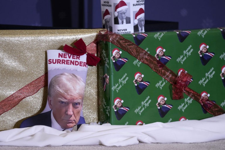 Trump Warns Against Infiltration by a ‘Bad Santa’
