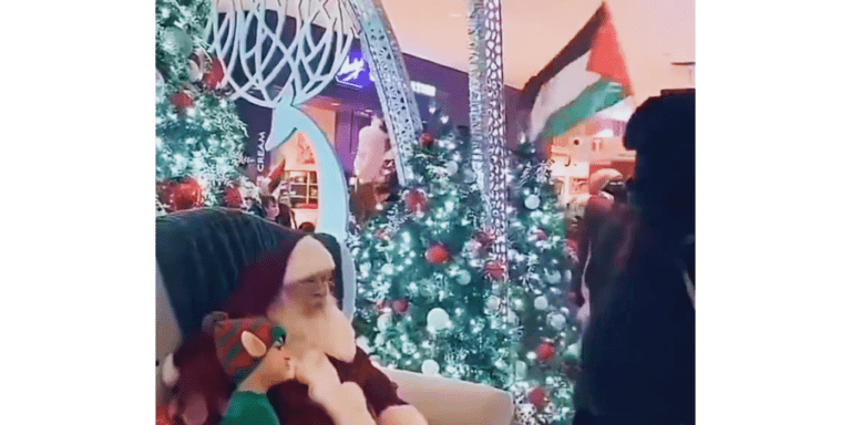 Hamas Activists Terrorize Kids Waiting to See Santa at Canadian Mall