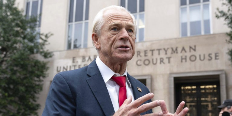 DOJ Finally Drops Case against Trump Adviser Peter Navarro