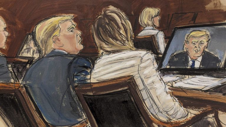 Trump Testifies in Defamation Case of Neurotic NYC Socialite Who Cried ‘Rape’