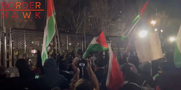 No Arrests Made After Pro-Palestinian Rioters Damage WH Fence, Attack Police