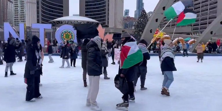 Hamas on Ice: Protesters Don Skates to Spoil Toronto Celebration
